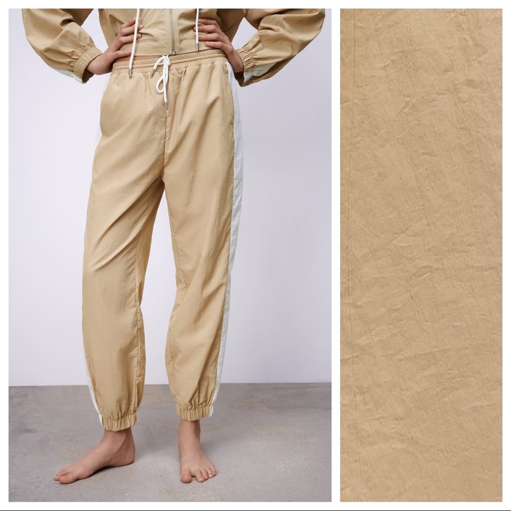 NWT. Zara Jogging Pants with Side Stripe. Size S.
